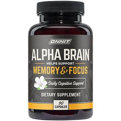 Alpha Brain with Alpha GPC, L-Theanine & Bacopa Monnieri - Complete Earth Grown Nootropic (90 Capsules)