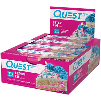 Quest Protein Bar - Birthday Cake (12 Bars)