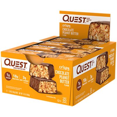 Quest Nutrition Quest Hero Protein Bar - Chocolate Peanut Butter (12 Bars)