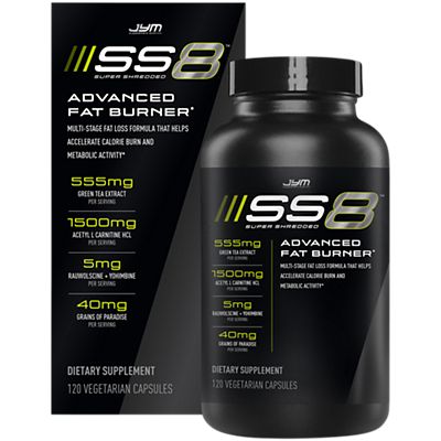 SS8 Super Shredded - Advanced Fat Burner (120 Vegetarian Capsules)