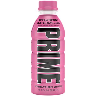 Prime Hydration with BCAA Blend for Muscle Recovery - Strawberry Watermelon (12 Drinks, 16.9 Fl Oz. Each)