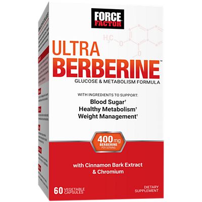 Ultra Berberine - Glucose & Metabolism Formula for Blood Sugar Support - 400 MG (60 Vegetarian Capsules)
