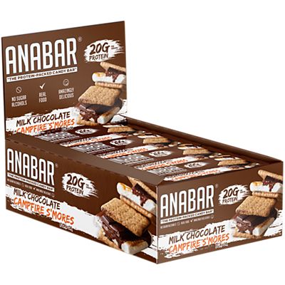 High Protein Candy Bar - Milk Chocolate Campfire S'mores (12 Bars)