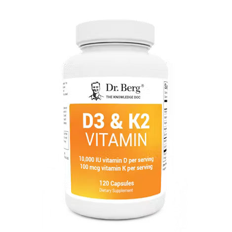 D3 & K2 Vitamin (10,000 IU) - 120 capsules