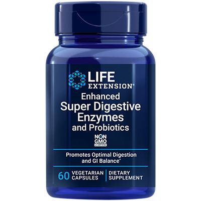 Enhanced Super Digestive Enzymes with Probiotics (60 Vegetarian Capsules) Rated 4.9 out of 5 R