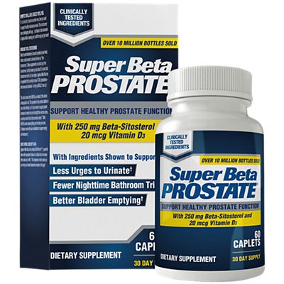 Super Beta Prostate with Beta-Sitosterol and Vitamin D3 (60 Caplets)