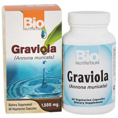 Graviola (Annona muricata) - Soursop - 1,500mg (60 Capsules)