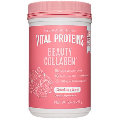 Beauty Collagen Powder - Hair, Skin, Nails & Joint Support - Strawberry Lemon (9.6 oz. / 14 Servings)