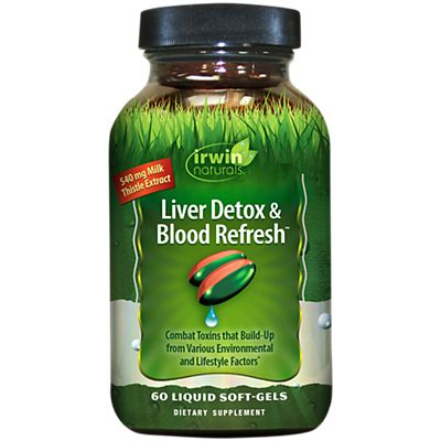 Liver Detox & Blood Refresh - 540mg Milk Thistle Extract (60 Liquid Softgels)