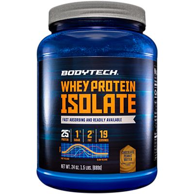 Whey Protein Isolate Powder - Chocolate Peanut Butter (1.5 lbs./19 Servings)