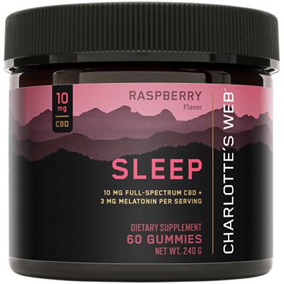 Hemp Extract Gummies for Sleep Support - 10MG - Raspberry (60 Gummies)