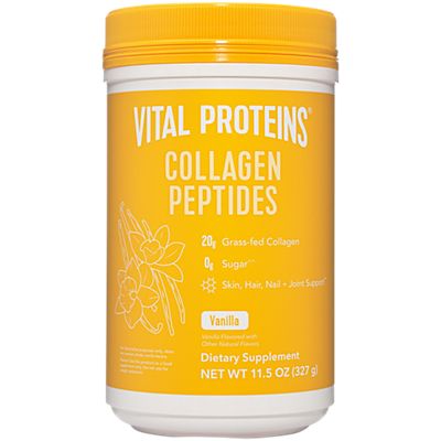 Collagen Peptides Powder - Hair, Skin, Nails & Joint Support - Vanilla (11.5 oz. / 14 Servings)