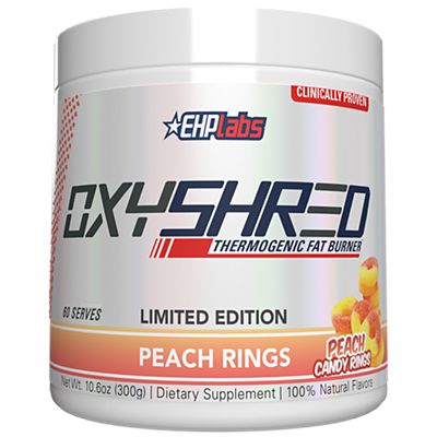 OxyShred Thermogenic Fat Burner Limited Edition - Peach Rings (10.6 oz. / 60 Servings)