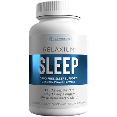 Relaxium Sleep Support Formula with Ashwagandha & GABA (60 Capsules)