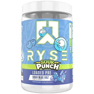 Loaded Pre-Workout Sour Punch - Sour Blue Raz (15.3 Oz. / 30 Servings)