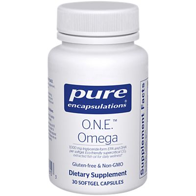 O.N.E. Omega - 1,000mg Triglycerine-for EPA & DHA per Serving (30 Softgels