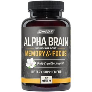 Alpha Brain with Alpha GPC, L-Theanine & Bacopa Monnieri - Complete Earth Grown Nootropic (90 Capsules)