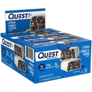 Quest Hero Protein Bar - Crispy Cookies & Cream (12 Bars)