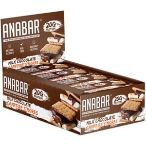 High Protein Candy Bar - Milk Chocolate Campfire S'mores (12 Bars)
