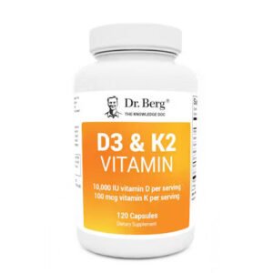 D3 & K2 Vitamin (10,000 IU) - 120 capsules